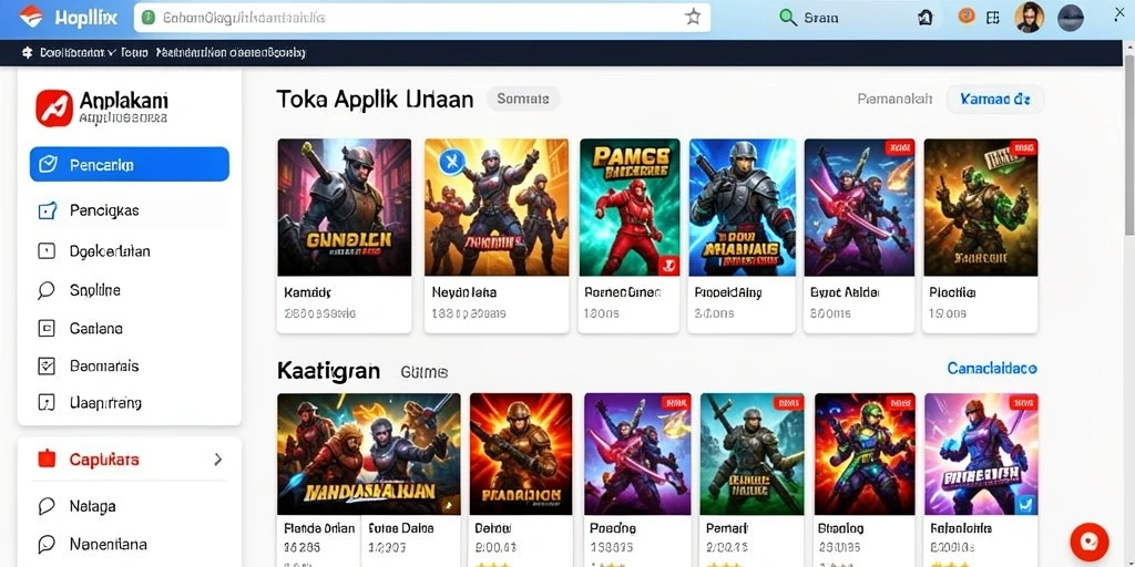 Menampilkan antarmuka pengguna yang menarik dan intuitif.