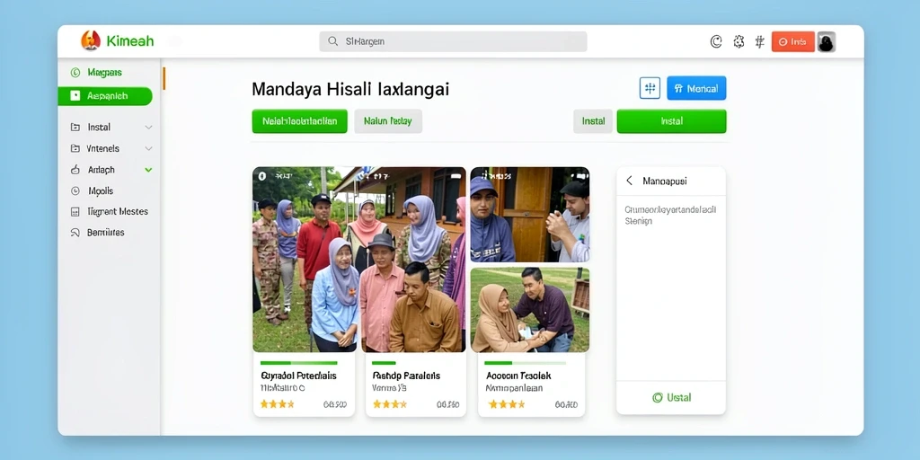 Tampilan antarmuka yang menarik dan mudah dinavigasi.