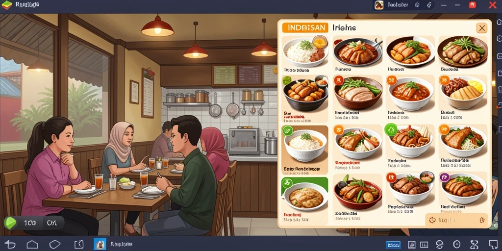 Tampilan antarmuka yang ramah pengguna.