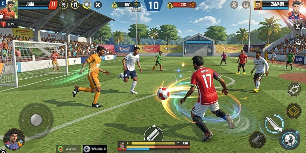 Tampilan level pertama yang menawan dan penuh warna.