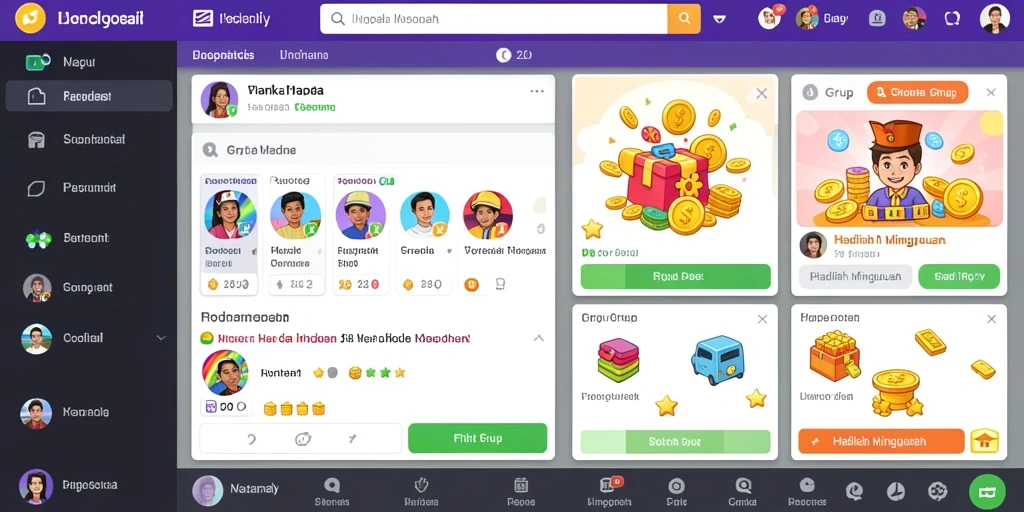 Screenshot menampilkan aksi pertandingan yang mendebarkan.