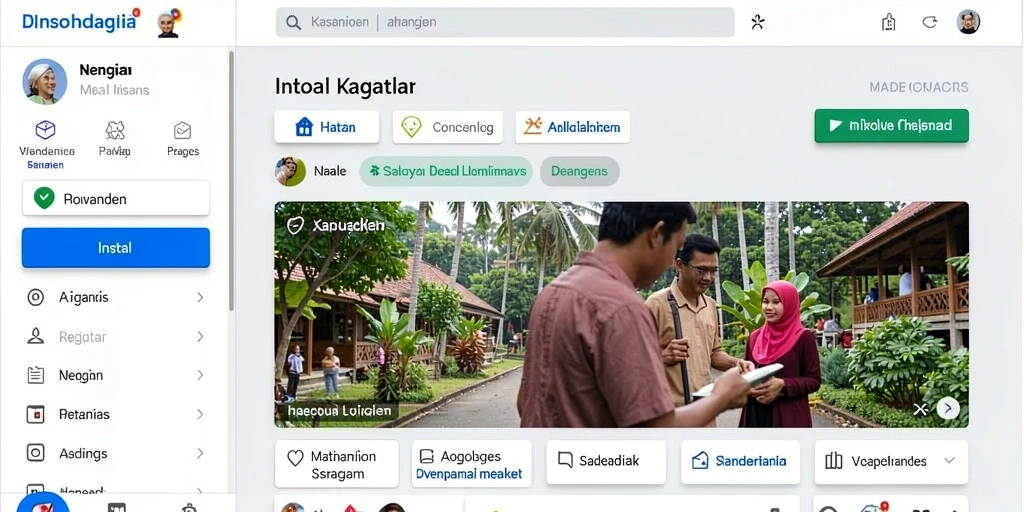 Tampilan antarmuka yang modern dan mudah digunakan.