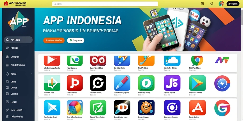 Tampilan awal yang menarik dan mudah dinavigasi.