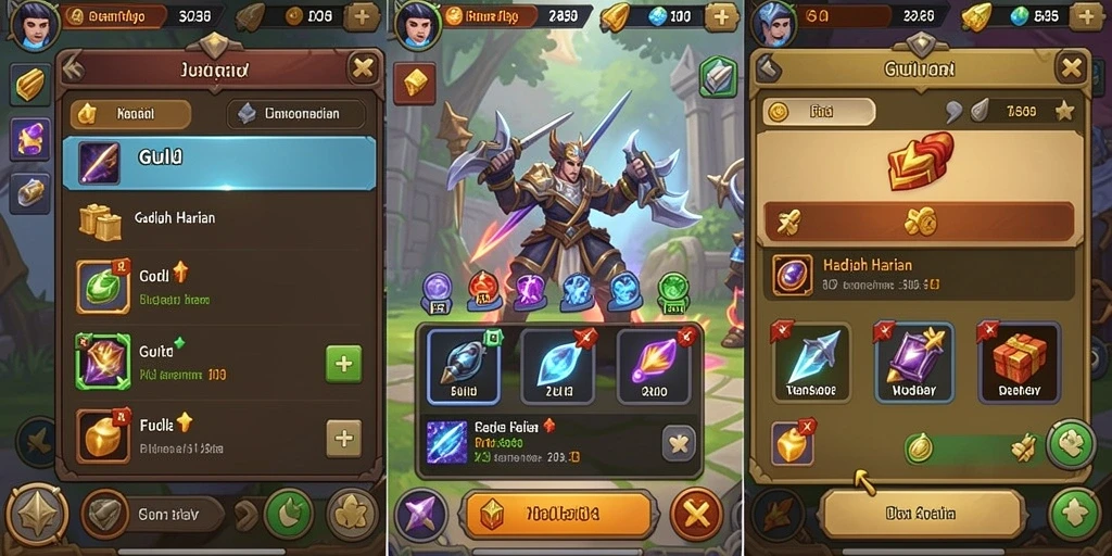 Screenshot menunjukkan tampilan permainan slot yang menarik.