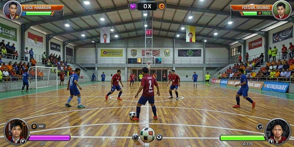 Tampilan grafis yang menawan dan penuh warna.