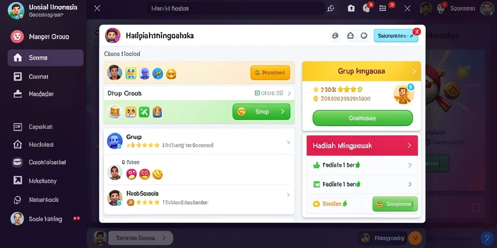 Tampilan menu utama LEDAK388 yang menarik.