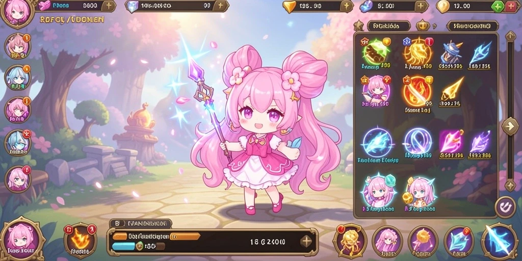 Tampilan awal game MIOTOTO yang menarik.