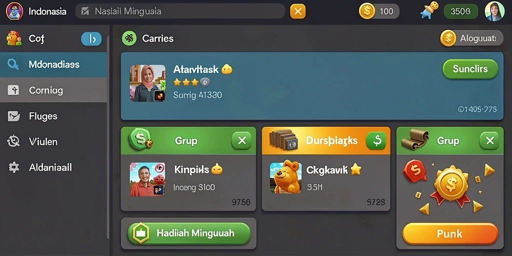 Tampilan antarmuka yang menarik dan interaktif.