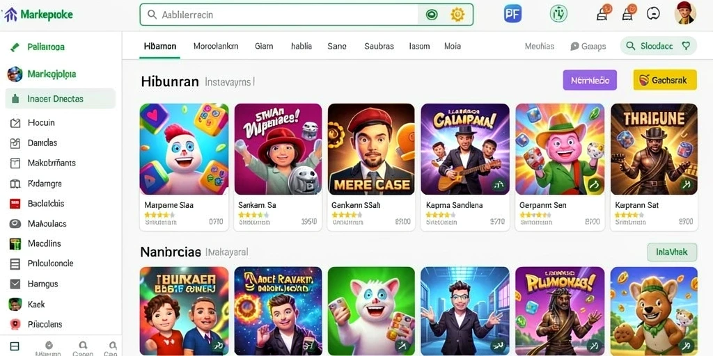 Tampilan antarmuka yang modern dan menarik.