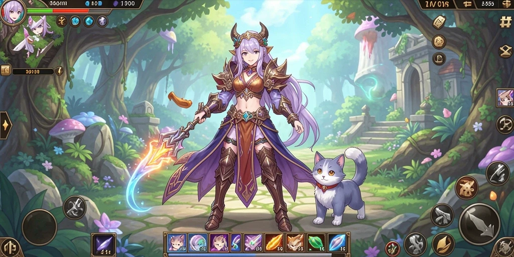 Tampilan awal game RAJACUAN dengan karakter utama.