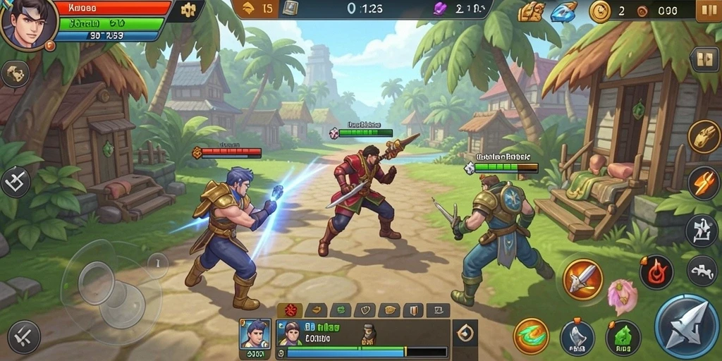 Screenshot menunjukkan tampilan antarmuka yang menarik dan mudah digunakan.